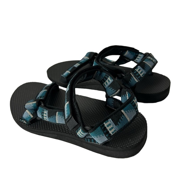 Teva mens original universal sandals blue multicolor size 10 main image 4